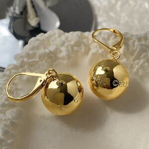CELINE Ball Drop Earrings
